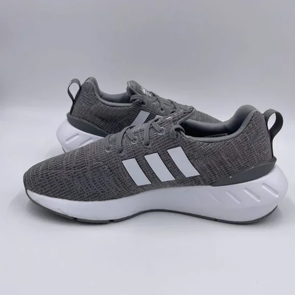 adidas Swift Run 22 Grey / White Womens Shoes - Picture 2 of 8
